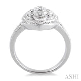 SILVER DIAMOND RING