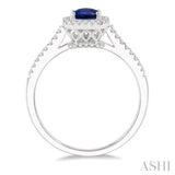 GEMSTONE & DIAMOND RING