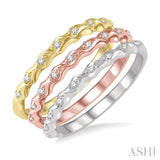 STACKABLE DIAMOND RING SET