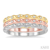 STACKABLE DIAMOND RING SET