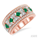 GEMSTONE & DIAMOND RING