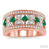 GEMSTONE & DIAMOND RING