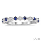 GEMSTONE & DIAMOND STACKABLE BAND