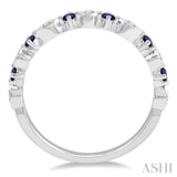GEMSTONE & DIAMOND STACKABLE BAND
