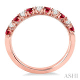 DIAMOND & GEMSTONE STACKABLE BAND