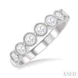 ROSE CUT DIAMOND STACK BAND