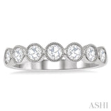 ROSE CUT DIAMOND STACK BAND