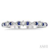 GEMSTONE & DIAMOND STACKABLE BAND