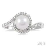 GEMSTONE & DIAMOND RING
