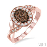 OVAL SHAPE CHAMPAGNE DIAMOND RING