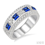 GEMSTONE & DIAMOND RING