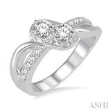 2STONE DIAMOND RING
