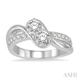2STONE DIAMOND RING