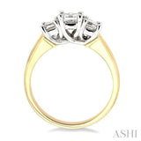 PAST PRESENT & FUTURE DIAMOND RING