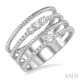 DIAMOND FASHION OPEN RING