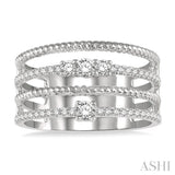 DIAMOND FASHION OPEN RING