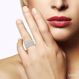 SILVER DIAMOND RING