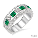 GEMSTONE & DIAMOND RING