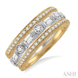 STACKABLE DIAMOND RING SET