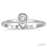 PEAR SHAPE DIAMOND PROMISE RING