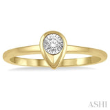 PEAR SHAPE DIAMOND PROMISE RING