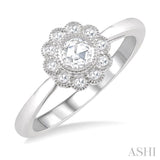 ROSE CUT DIAMOND RING