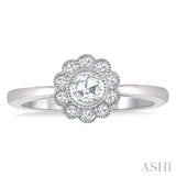 ROSE CUT DIAMOND RING
