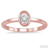 OVAL SHAPE DIAMOND PROMISE RING
