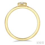OVAL SHAPE DIAMOND PROMISE RING