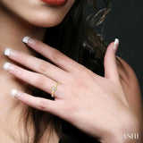 OVAL SHAPE DIAMOND PROMISE RING