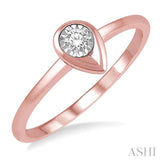 PEAR SHAPE DIAMOND PROMISE RING