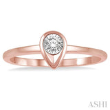 PEAR SHAPE DIAMOND PROMISE RING