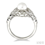 GEMSTONE & DIAMOND RING