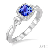 GEMSTONE & DIAMOND RING