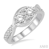 2STONE DIAMOND RING