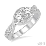 2STONE DIAMOND RING
