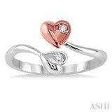 TWIN HEART SHAPE 2STONE DIAMOND RING