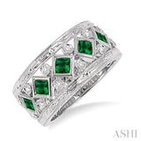 GEMSTONE & DIAMOND RING