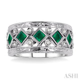 GEMSTONE & DIAMOND RING