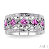 GEMSTONE & DIAMOND RING