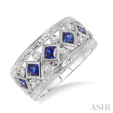 GEMSTONE & DIAMOND RING