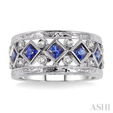 GEMSTONE & DIAMOND RING