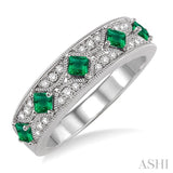 GEMSTONE & DIAMOND BAND