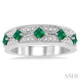 GEMSTONE & DIAMOND BAND