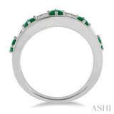 GEMSTONE & DIAMOND BAND