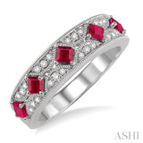 GEMSTONE & DIAMOND BAND