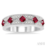 GEMSTONE & DIAMOND BAND