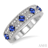 GEMSTONE & DIAMOND BAND