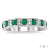 GEMSTONE & DIAMOND BAND