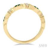 GEMSTONE & DIAMOND BAND